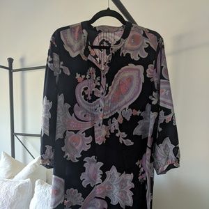GAP paisley shift dress